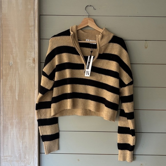 Noisy May Alice Half Zip Knit Sweater - Picture 3 of 8